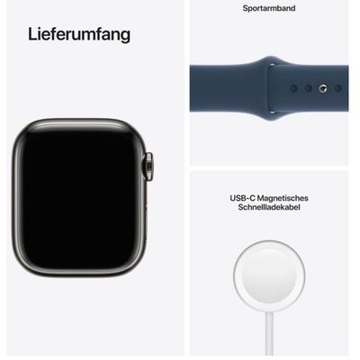 Apple Watch Series 7 Edelstahl 41mm 