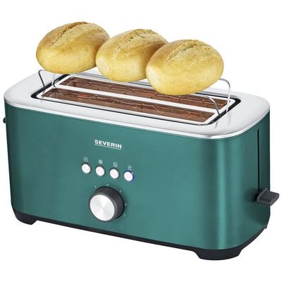 Severin AT9267 Toaster matt-grün / edelstahl