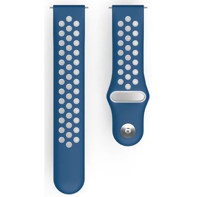 Hama Sportarmband für Fitbit Versa 2/Versa (Lite), atmungsak tiv, univ., Blau/Gr