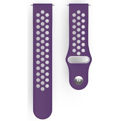 Hama Sportarmband für Fitbit Versa 2/Versa (Lite), atmungsak tiv, univ., Lila/Gr