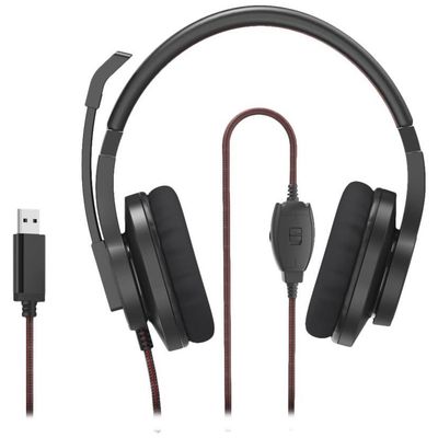 Hama PC-Office-Headset HS-USB400 V2 Stereo, schwarz