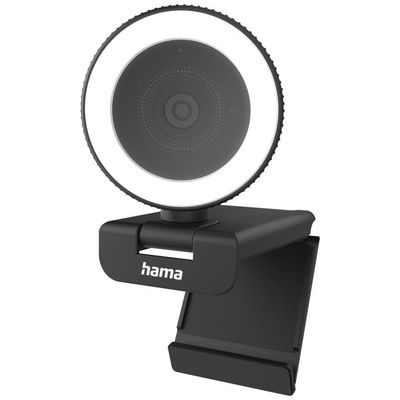 Hama Webcam mit Ringlicht C-800 Pro, QHD, mit Fernbedienung