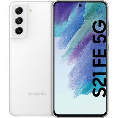 Samsung Galaxy S21 G990B FE 5G EU Android™ Smartphone in weiß  mit 256 GB Speicher