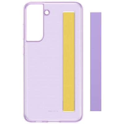 Samsung EF-XG990CVEG Slim Strap Cover für Galaxy S21 FE, lavender