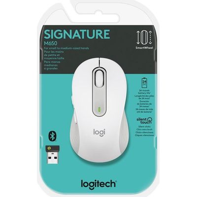 Logitech M650 Signature Gr.M, weiß