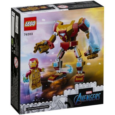 lego marvel avengers iron man mech