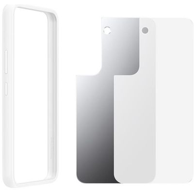 Samsung EF-MS901CWEG Frame Cover für Galaxy S22 weiß