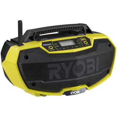 Out Ryobi R18RH-0 Akku-Stereo-Radio  mit Bluetooth-Funktion USB und AUX In 