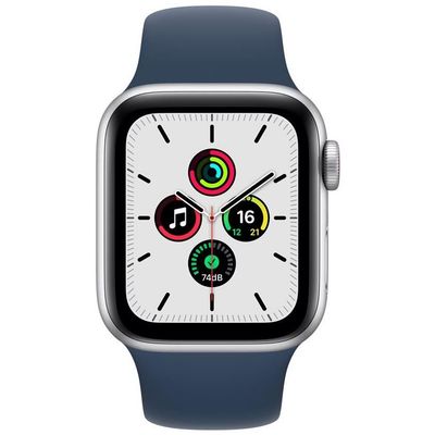 Apple Watch SE Cellular 40mm Silber / Aluminium mit Sportarmband Abyss Blue  купить