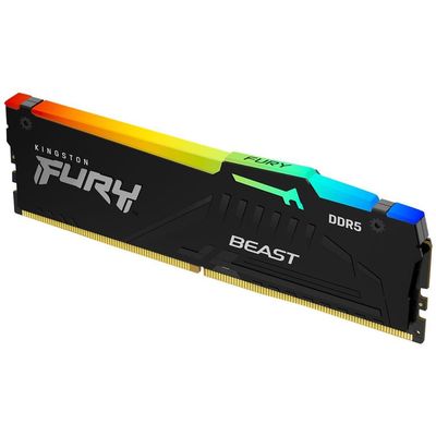 Kingston Fury Beast RGB 32GB DDR5 Modul RAM mehrfarbig beleuchtet