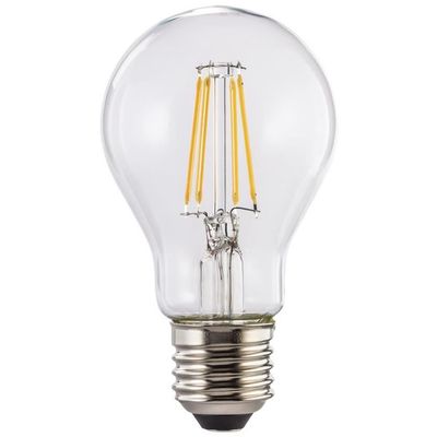 Xavax LED-Filament E27, 806lm ersetzt 60W, Glühlampe, warmweiß, klar, dimmbar