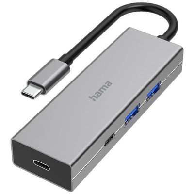 Hama USB-C-Hub 4 Ports, 2x USB-A, 2x USB-C, USB 3.2 Gen1, 5 Gbit/s