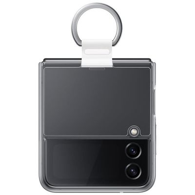 Samsung EF-OF721CTEG Clear Cover mit Ring für Galaxy Z Flip4, transparent