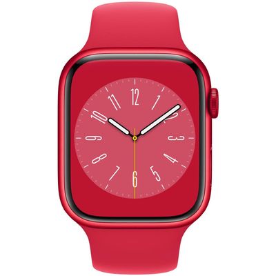 Apple Watch Series 8 GPS 45mm (PRODUCT)RED Aluminium Case / (PRODUCT)RED Sport Band Regu.