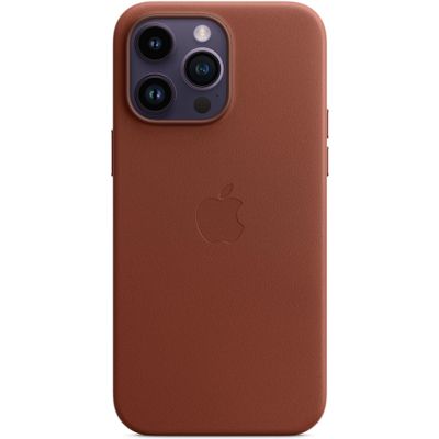 Apple iPhone 14 Pro Max Leder Case mit MagSafe Umber