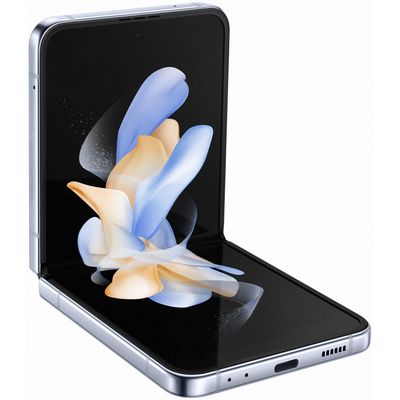 Samsung Galaxy Z Flip4 5G F721B EU Android™ Smartphone in blau  mit 128 GB Speicher