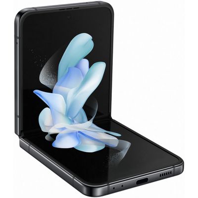 Samsung Galaxy Z Flip4 5G F721B EU Android™ Smartphone in schwarz  mit 128 GB Speicher