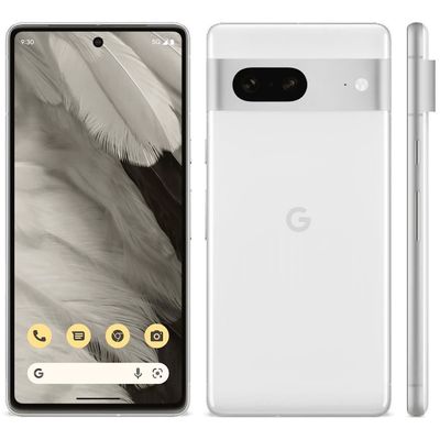 Google Pixel 7 5G Google Android Smartphone in white  with 128 GB storage