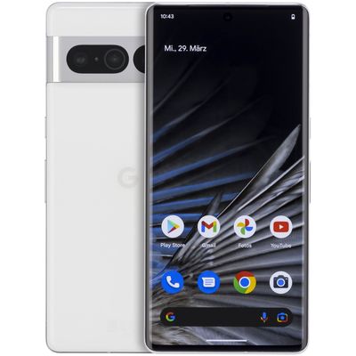 Google Pixel 7 Pro 5G Android™ Smartphone in weiß  mit 128 GB Speicher