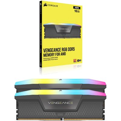 Corsair Vengeance RGB 32GB Kit DDR5 (2x16GB) RAM mehrfarbig beleuchtet