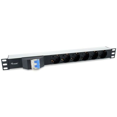 equip Steckdosenleiste 19''(1HE) 6fach Schuko, 1.8m