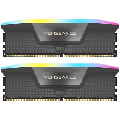 Corsair Vengeance RGB 64GB Kit DDR5 (2x32GB) RAM mehrfarbig beleuchtet