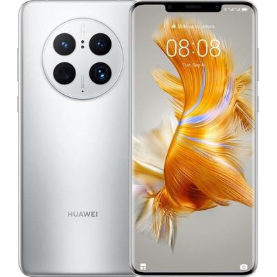 Huawei Mate50 Pro Dual-Sim Android™ Smartphone in silber  mit 256 GB Speicher