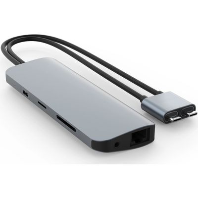 Hyper VIPER 10-in-2 USB-C Hub grau