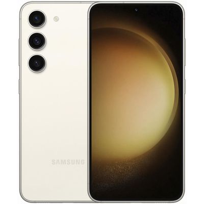 Samsung Galaxy S23 S911B 5G Dual Sim Android™ Smartphone in beige  mit 256 GB Speicher