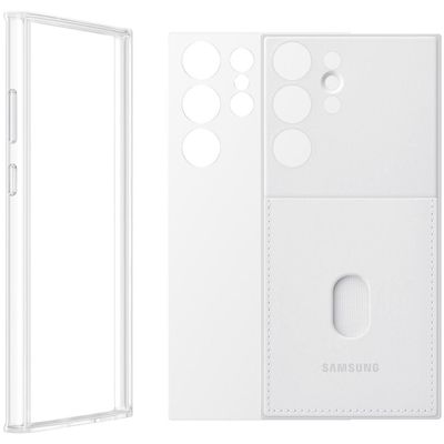 Samsung Frame Case für Galaxy S23 Ultra white