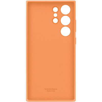 Samsung Silicone Case für Galaxy S23 Ultra orange