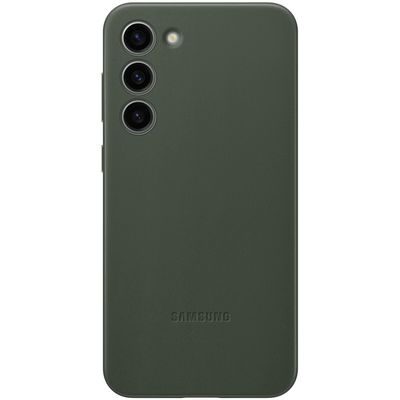 Samsung Leather Cover für Galaxy S23+ green