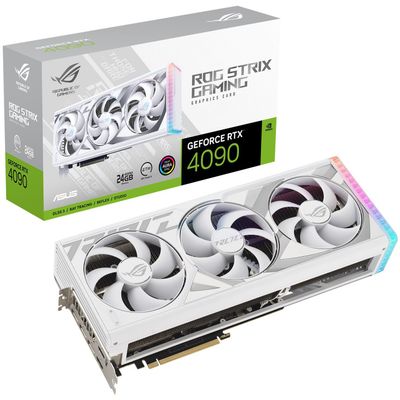 ASUS ROG STRIX GeForce RTX4090 GAMING 24G WHITE 24GB ROG-STRIX-RTX4090-24G-WHITE