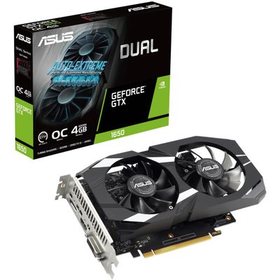 ASUS DUAL GeForce GTX 1650 OC V2 Dual-GTX1650-O4GD6-P2-V2 4GB