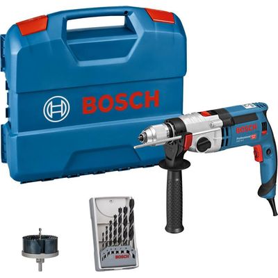 Bosch Professional GSB 24-2 Schlagbohrmaschine, inkl. Zusatzhandgriff und L-Case