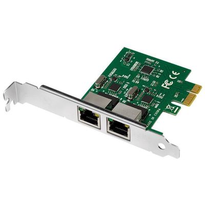 LogiLink PC0075 PCI-Express Karte 2-Port Gigabit LAN