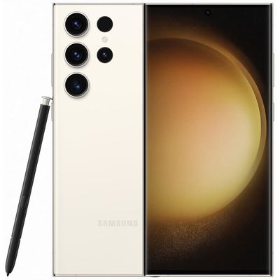 Samsung Galaxy S23 Ultra S918B 5G Dual Sim Android™ Smartphone in beige  mit 256 GB Speicher