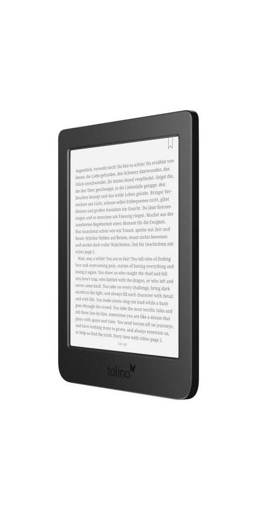 Tolino Page 2 - eBook-Reader - 8GB einfarbig E Ink Carta - Touchscreen - Wi-Fi (4016621128333)