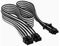 Corsair Premium VGA PCIe5.0 12VHPWR Adapter Kabel (12+4pin) Premium Sleeved, 600W, schwarz/weiß