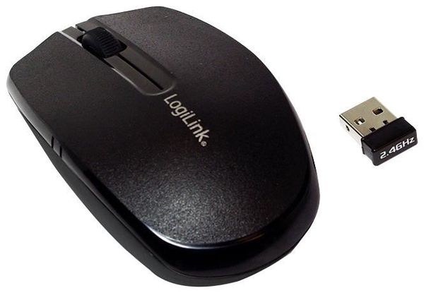 Wireless Mouse günstig Kaufen-LogiLink ID0114 Wireless Optical Mouse schwarz. LogiLink ID0114 Wireless Optical Mouse schwarz <![CDATA[LogiLink 2,4 GHz Optische Mini Funk Maus, 1200 dpi Notebookmaus mit 2.40 GHz Technologie von LogiLink mit optischem Sensor und 1200 dpi Abtastung für 