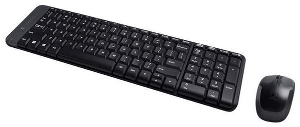 Logitech MK220 Wireless Combo Keyboard schwarz