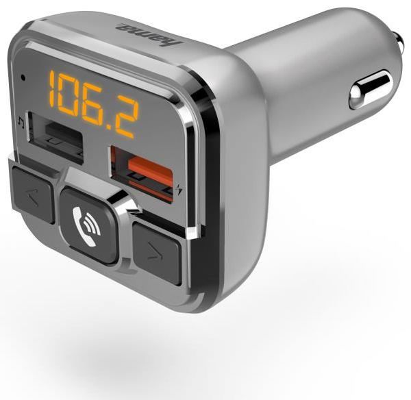 FM Transmitter günstig Kaufen-Hama 14165 FM-Transmitter mit Bluetooth- und Freisprechfunktion. Hama 14165 FM-Transmitter mit Bluetooth- und Freisprechfunktion <![CDATA[* Mit der integrierten Freisprecheinrichtung ganz einfach telefonieren * Direkte MP3-Audio-Wiedergabe über integrier