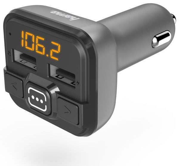 FM Transmitter günstig Kaufen-Hama 14164 FM-Transmitter mit Bluetooth-Funktion. Hama 14164 FM-Transmitter mit Bluetooth-Funktion <![CDATA[* zur universellen Funkübertragung von Bluetooth-Signalquellen wie Smartphone oder Tablet an ein beliebiges Autoradio * direkte MP3-Audio-Wiederga