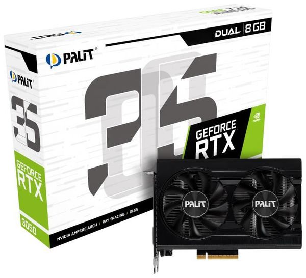Palit GeForce RTX3050 Dual 8GB