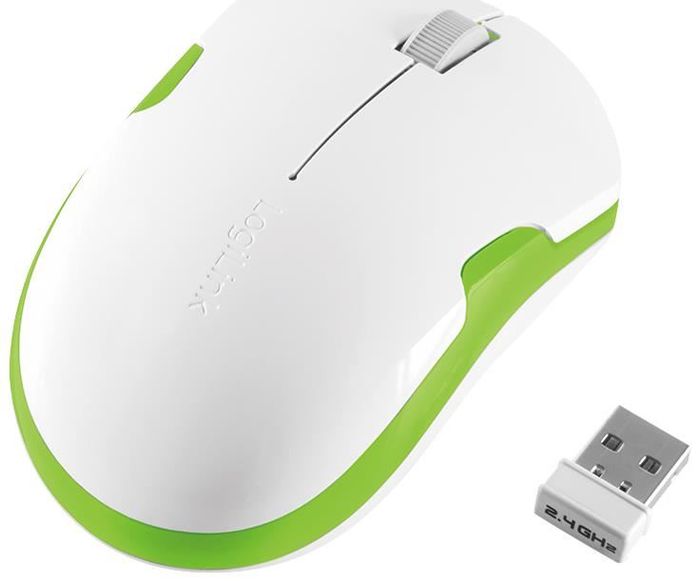 Wireless Mouse günstig Kaufen-LogiLink ID0133 Wireless Optical Mouse weiß / grün. LogiLink ID0133 Wireless Optical Mouse weiß / grün <![CDATA[LogiLink Kabellose optische 2.4 GHz Maus, 1200 dpi, Weiß/Grün 2.4 GDie Mini-Maus mit 2,4 GHz-Technologie verfügt über e