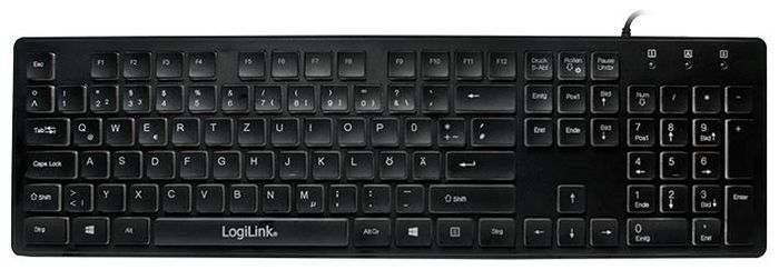 Tastatur USB günstig Kaufen-LogiLink ID0138 illuminated Keyboard. LogiLink ID0138 illuminated Keyboard <![CDATA[LogiLink Beleuchtete Tastatur, USB 1.1, LED Regenbogen-Hintergrundbeleuchtung, Schwarz Erleben Sie Schreibkomfort und die außergewöhnliche Beleuchtung der ID0138 von Log