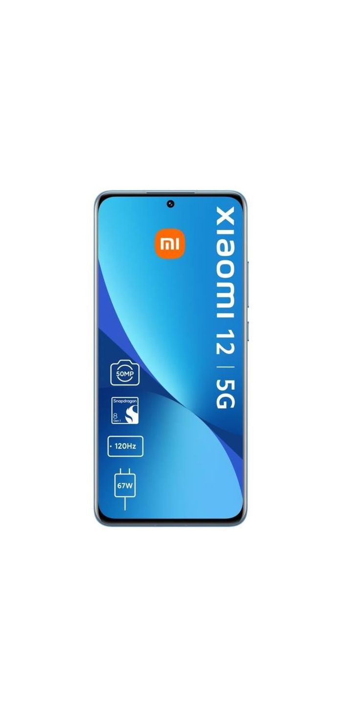 Xiaomi 12 15,9 cm (6.28 ) Dual-SIM Android 12 5G USB Typ-C 8 GB 256 GB 4500 mAh Blau (MZB0ACZEU)