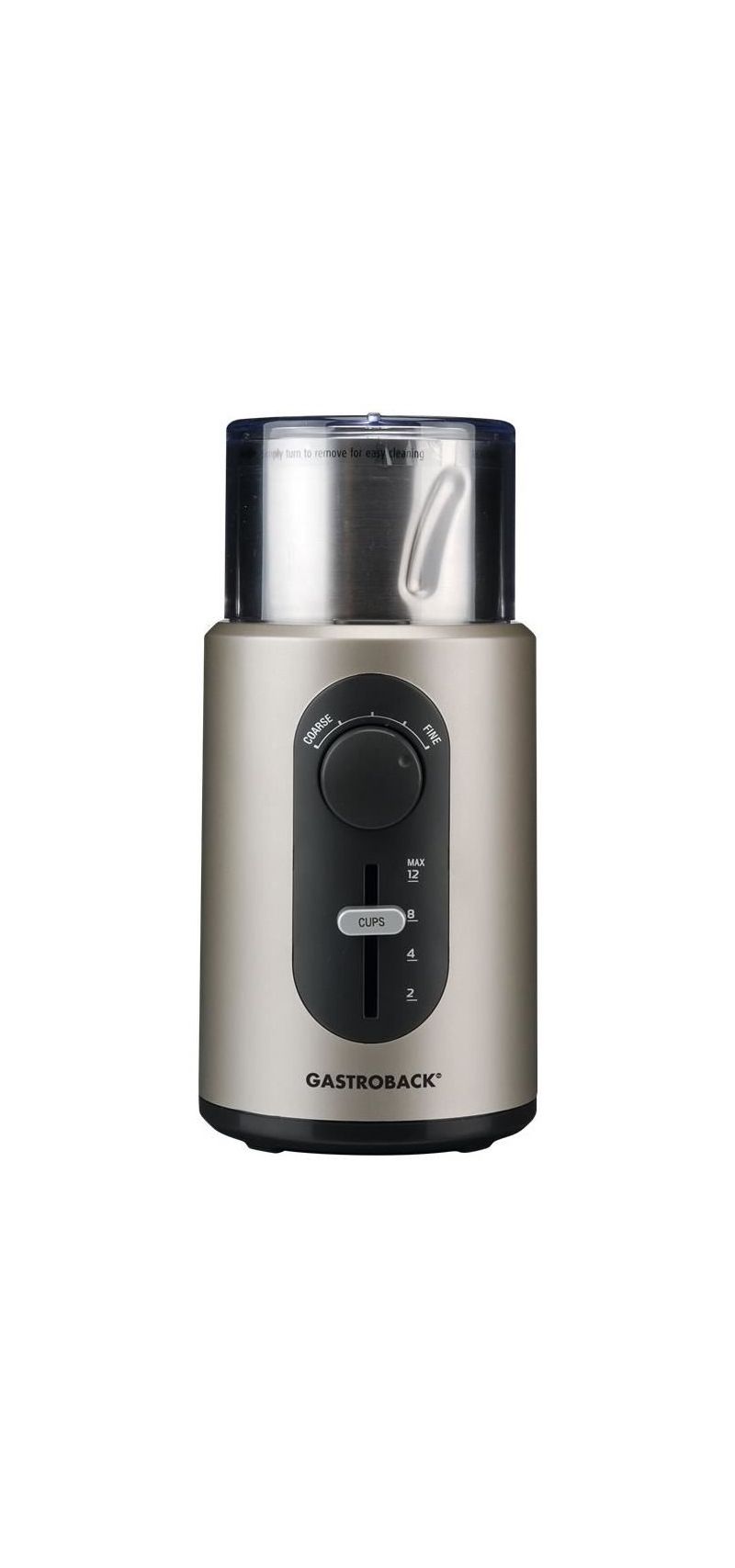 Gastroback 42601 Design Basic Kaffeemühle silber