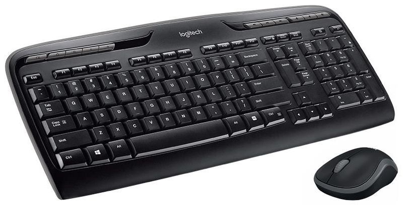 Logitech MK330 Wireless Combo Tastatur-und-Maus-Set Griechisches Layout