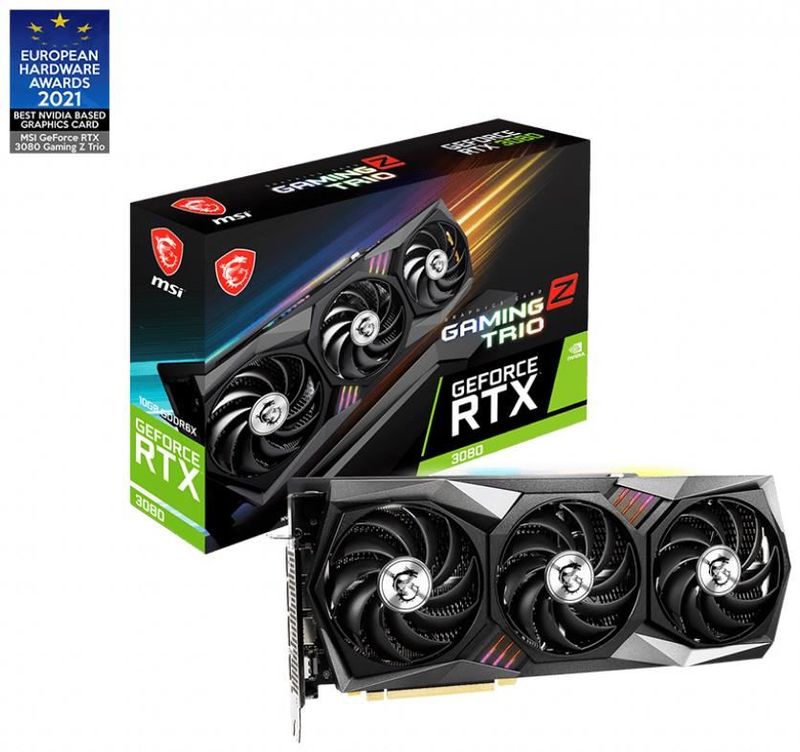 MSI GeForce RTX 3080 GAMING Z TRIO 10G LHR 10GB
